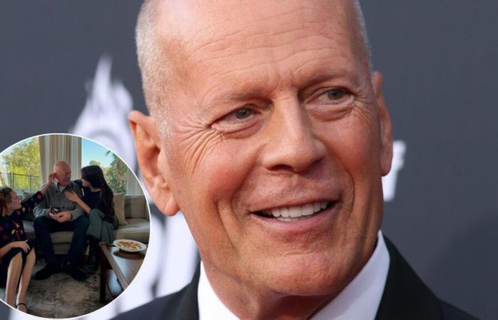 Bruce Willis festeggia il Ringraziamento con le sue figlie