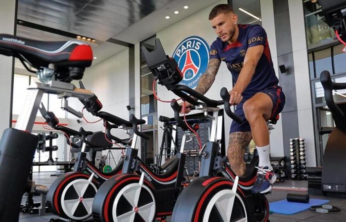 allenamento in trasferta per Lucas Hernández