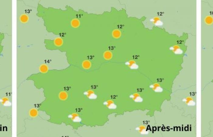 Maine-et-Loire. Le tue previsioni del tempo per il 30 novembre, l'1 e il 2 dicembre… e un evento degno di nota!