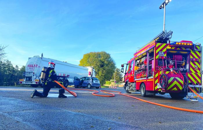 Uzès: esercitazione rischi chimici per i vigili del fuoco del Gard