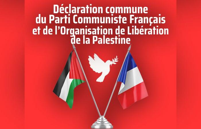 Dichiarazione congiunta di solidarietà Organizzazione per la Liberazione della Palestina-Partito Comunista Francese