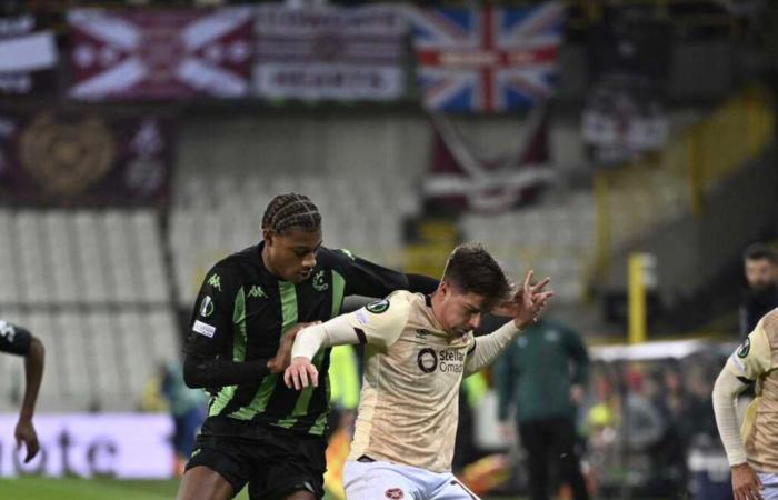 Cronaca della partita: Cercle Brugge 2-0 Hearts