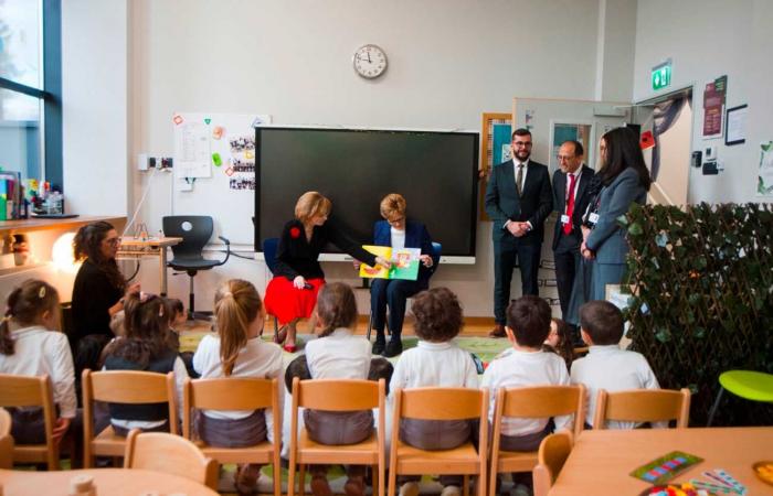 Margareta ed Elena dalla Romania visitano la Cambridge School di Bucarest