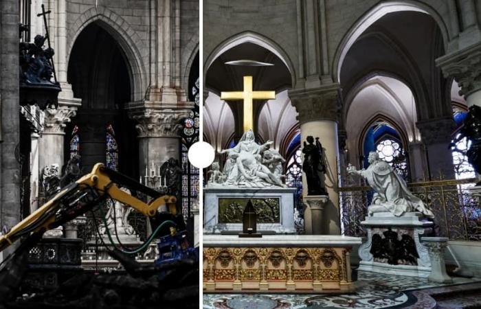 immagini della cattedrale restaurata dopo cinque anni di lavoro