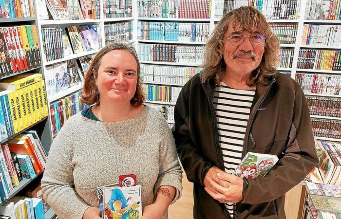 A Lannion, i clienti delle librerie donano libri al Secours populaire