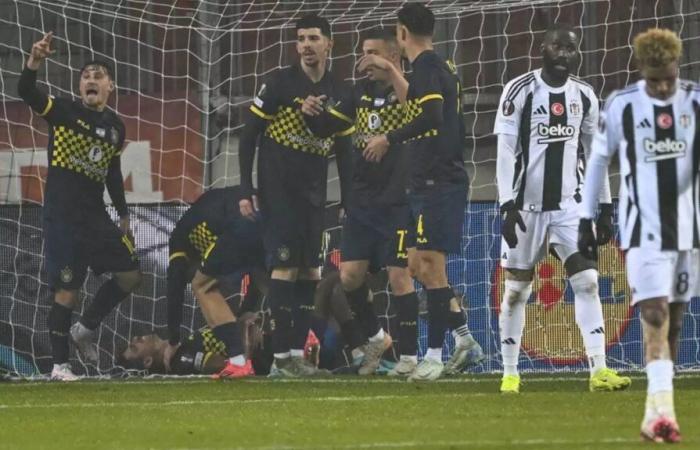 Il Beşiktaş ha perso 3-1 contro il Maccabi Tel Aviv in Ungheria