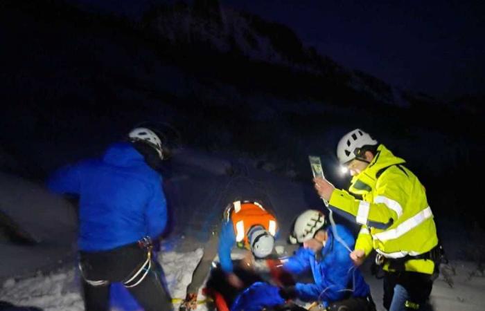 Soccorsi eccezionali a Rotondu, per la polizia della montagna