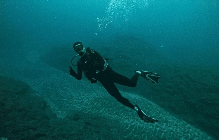 Nicolas si tufferà per stabilire il record mondiale della catena umana sottomarina più lunga sull'isola della Riunione