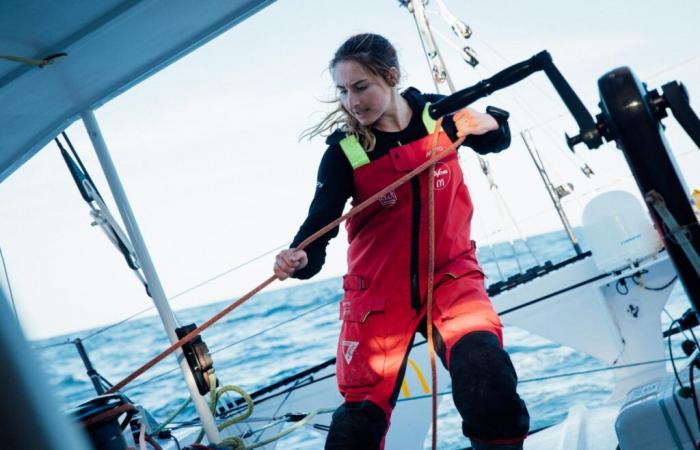 Violette Dorange, la più giovane partecipante al Vendée Globe, si avvicina ai Mari del Sud