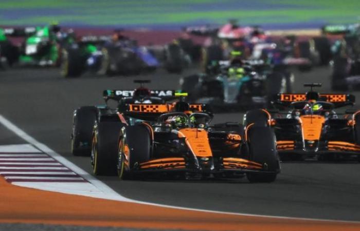 Oscar Piastri supera Lando Norris nello sprint del GP del Qatar