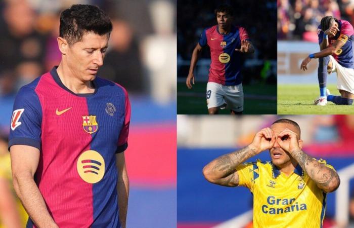 Valutazioni dei giocatori del Barcellona contro il Las Palmas: nemmeno Lamine Yamal può salvare il Barça! Robert Lewandowski si è completamente spento mentre l'eroismo di Raphinha non conta nulla nel danneggiare la sconfitta della Liga