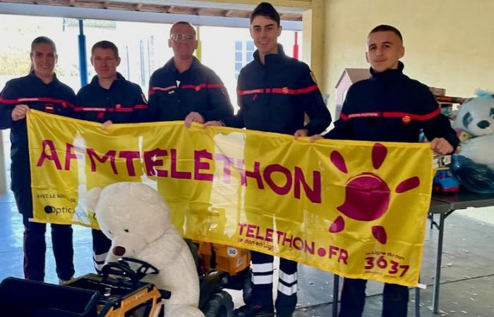 Lisle-sur-Tarn. Telethon: scambio di giocattoli alla caserma dei pompieri