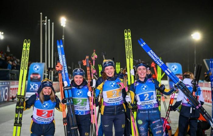 Biathlon: due anni esatti dopo l'ultima vittoria nella staffetta ai Mondiali, la Svezia è di nuovo sulla strada del successo | rivista nordica | N. 1 Biathlon