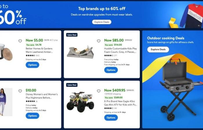 I saldi ufficiali del Cyber ​​Monday 2024 di Walmart sono ora disponibili