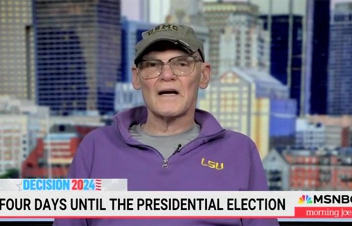 James Carville sostiene che i ‘postumi della sbornia’ dell’America hanno tormentato la campagna di Harris, danneggiando il marchio democratico