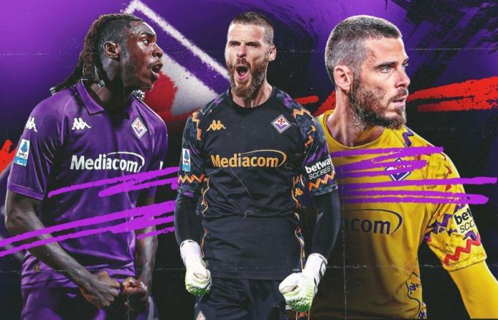 Il rivitalizzato ex favorito del Man Utd David de Gea e l’Everton flop Moise Kean guidando la sorpresa del titolo di Serie A della Fiorentina