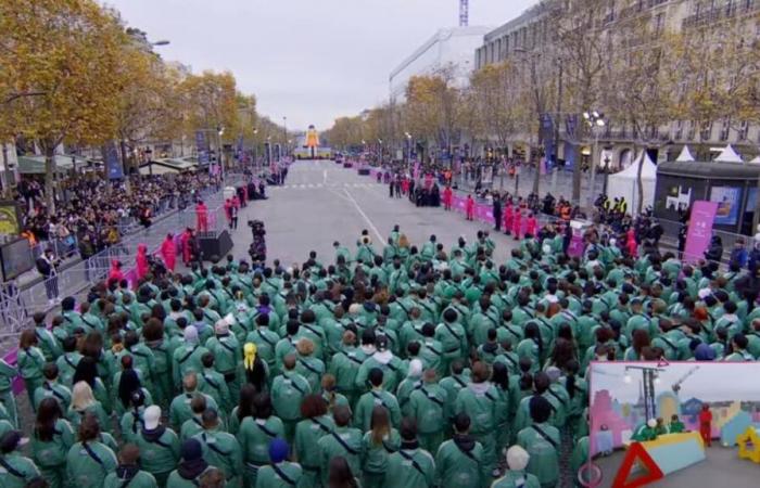 È iniziato il 1,2,3 Giant Sun con Inoxtag, Maghla e Just Riadh sugli Champs-Élysées