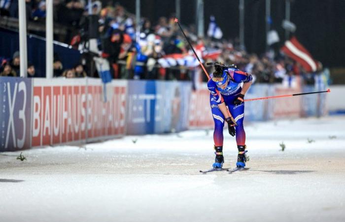 Biathlon | Julia Simon aggiorna il polpaccio sinistro dopo la staffetta di Kontiolahti: “Spero sia solo un crampo” | rivista nordica | N. 1 Biathlon