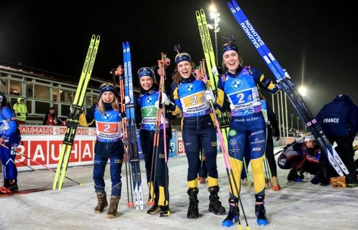 Biathlon: due anni esatti dopo l'ultima vittoria nella staffetta ai Mondiali, la Svezia è di nuovo sulla strada del successo | rivista nordica | N. 1 Biathlon