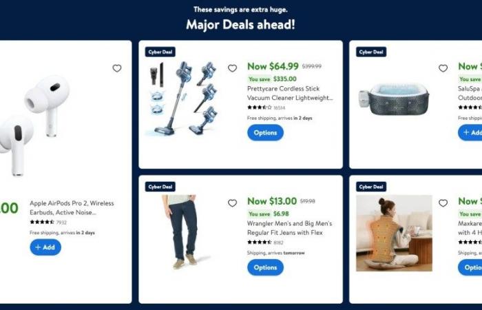 I saldi ufficiali del Cyber ​​Monday 2024 di Walmart sono ora disponibili