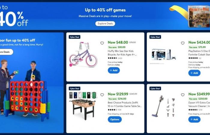 I saldi ufficiali del Cyber ​​Monday 2024 di Walmart sono ora disponibili