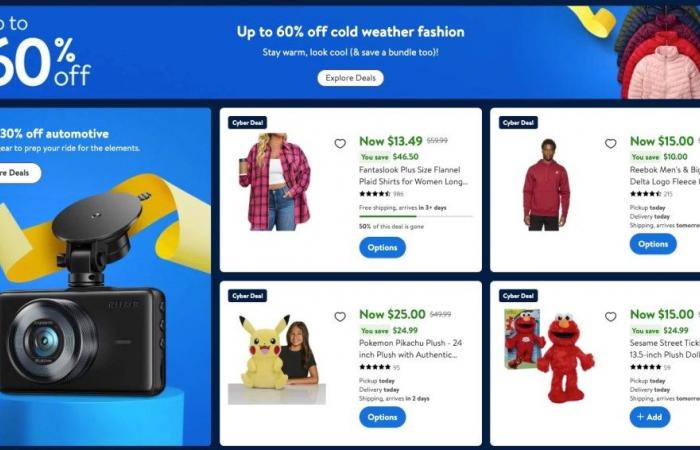 I saldi ufficiali del Cyber ​​Monday 2024 di Walmart sono ora disponibili