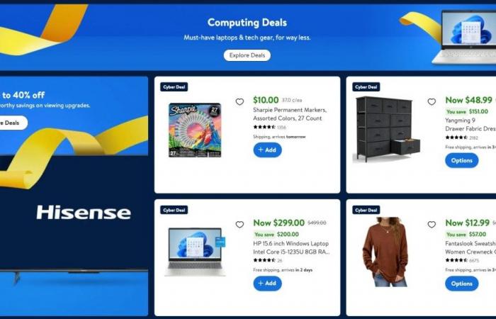 I saldi ufficiali del Cyber ​​Monday 2024 di Walmart sono ora disponibili