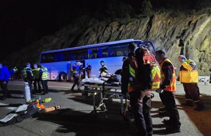 Pirenei orientali. Incidente d'autobus provoca almeno due morti e sette feriti gravi