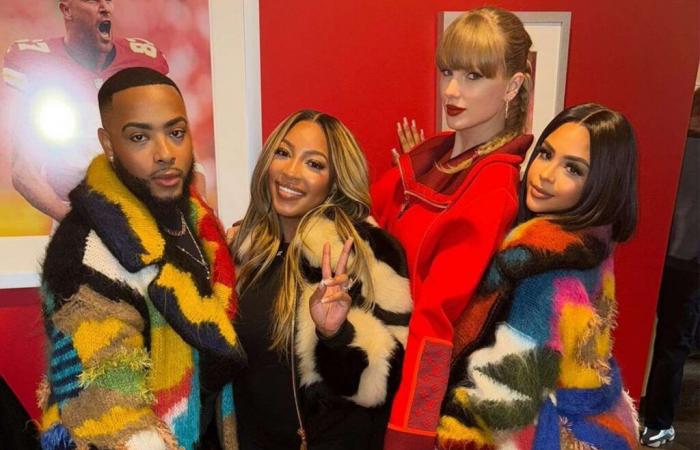 Taylor Swift esce con i Chiefs WAG Chariah Gordon e Sheawna Weathersby