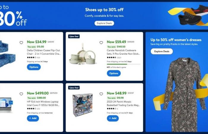 I saldi ufficiali del Cyber ​​Monday 2024 di Walmart sono ora disponibili