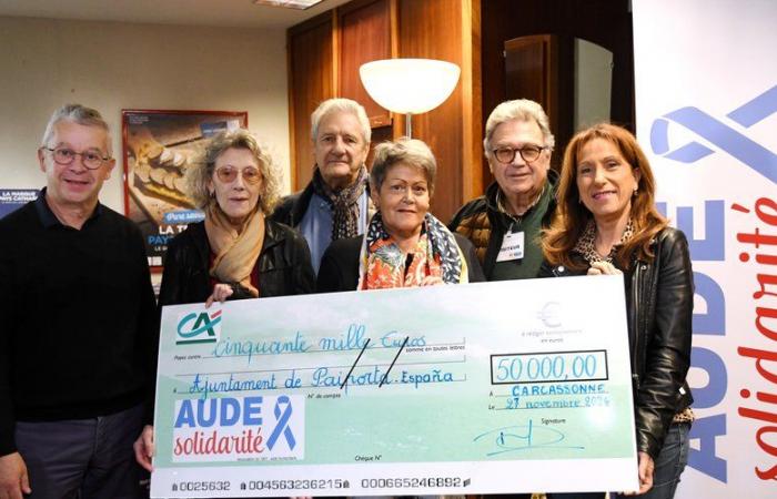 Inondazioni a Valence: un'associazione dell'Aude invia alle vittime un assegno di 50.000 euro