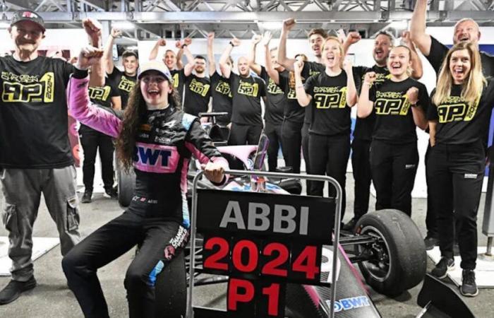 Abbi Pulling, campionessa della F1 Academy