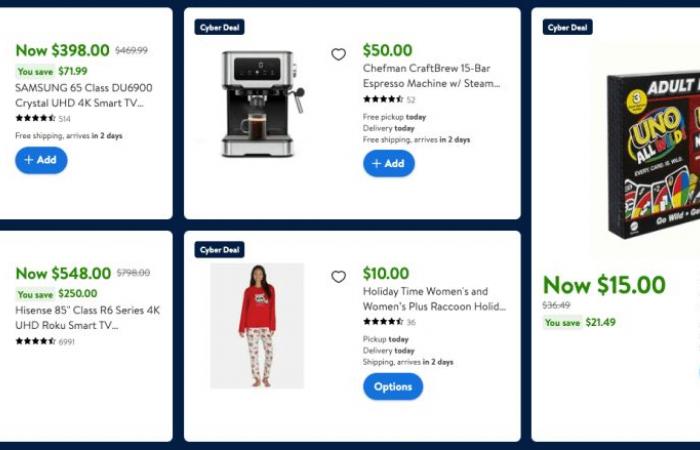 I saldi ufficiali del Cyber ​​Monday 2024 di Walmart sono ora disponibili