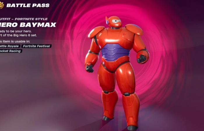 Come ottenere la skin Baymax in Fortnite Capitolo 6 Stagione 1