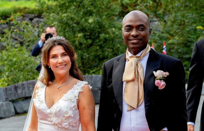 La principessa Marta di Norvegia lascia una bellissima lavagna dopo il suo matrimonio