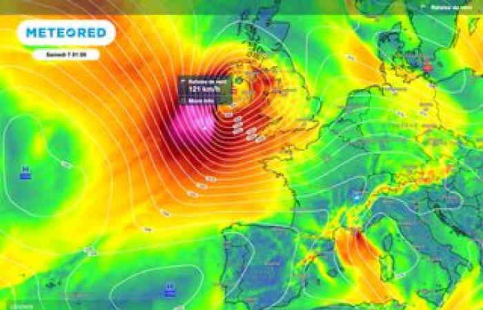 le nostre mappe mostrano l’arrivo di una perturbazione. Quali regioni sono interessate e a che ora del giorno?