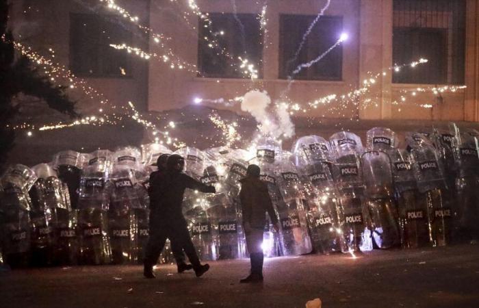 Quarta notte di proteste in Georgia dopo la sospensione dell'adesione all'Ue