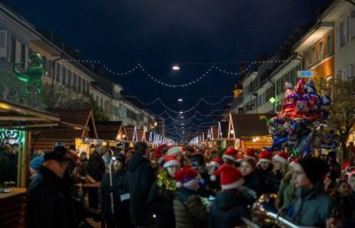 Al mercatino di Natale di Bulle con Radio Fribourg e Frapp!