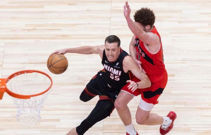 Toronto Raptors contro Miami Heat -Xinhua