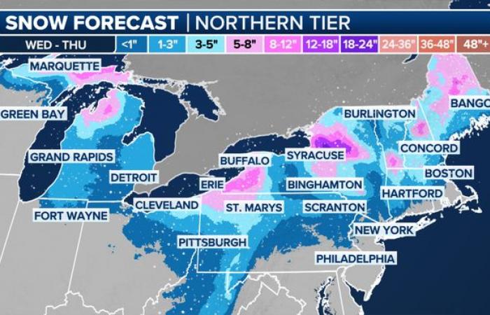 Le principali notizie meteorologiche di oggi: tempesta di neve con effetto lago e esplosione artica colpiscono milioni di persone negli Stati Uniti