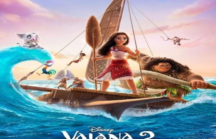 Il cartone animato Moana 2 è in testa al botteghino statunitense