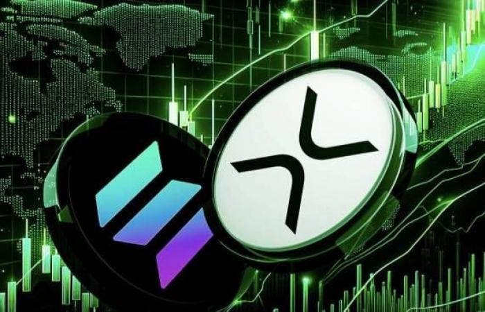 XRP supera Solana diventando la quarta criptovaluta più grande