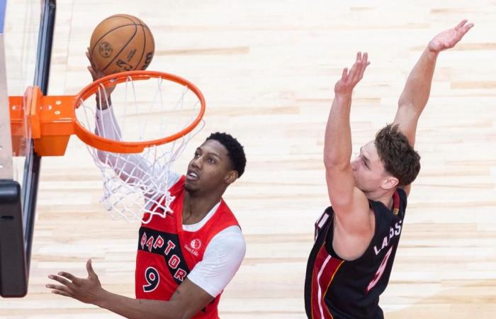 Toronto Raptors contro Miami Heat -Xinhua