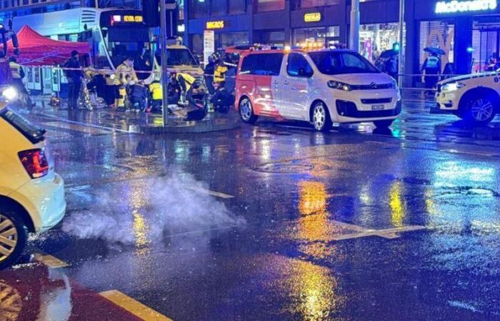 Traffico a Ginevra: un tram investe un passante a Servette