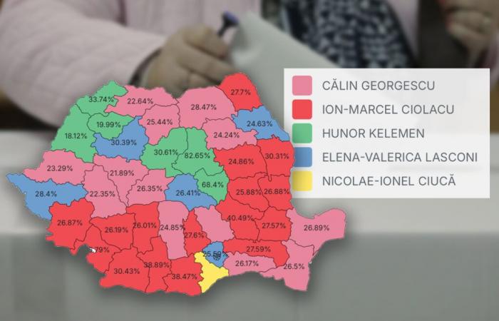 Elezioni parlamentari 2024: Delle prime 10 contee in termini di affluenza alle urne oggi, Călin Georgescu ha vinto le elezioni presidenziali in una sola / Cosa sta succedendo nelle contee di “Călin Georgescu”