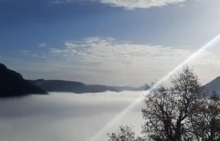 VIDEO – La Lozère con la testa tra le nuvole