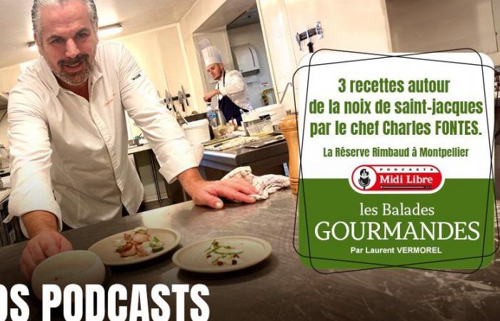 Podcast. “Passeggiate gourmet”: trittico di Saint-Jacques dello chef Charles Fontes della Réserve Rimbaud