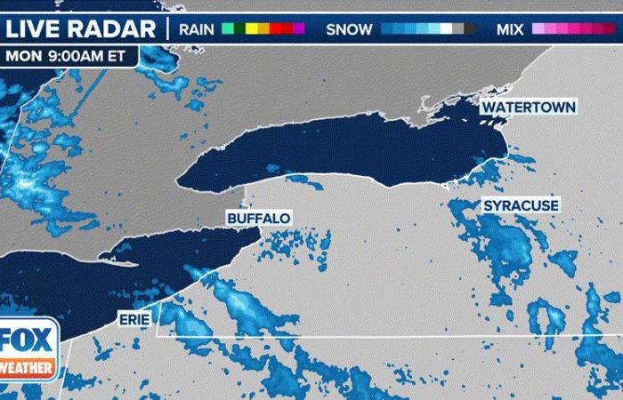 La tempesta di neve effetto lago scarica oltre 5 piedi di neve attraverso i Grandi Laghi paralizzando i viaggi