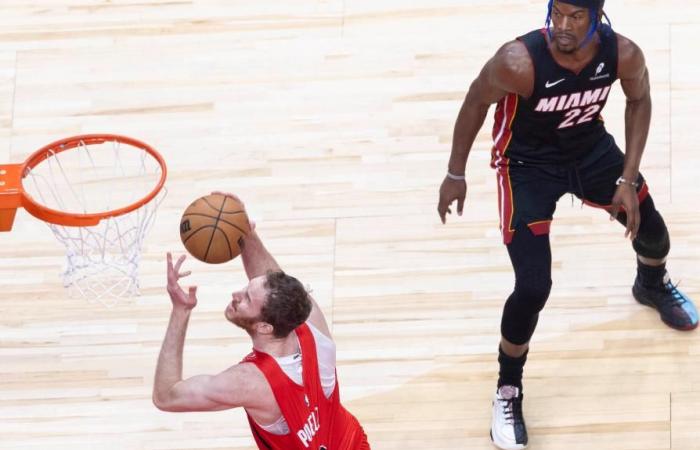 Toronto Raptors contro Miami Heat -Xinhua