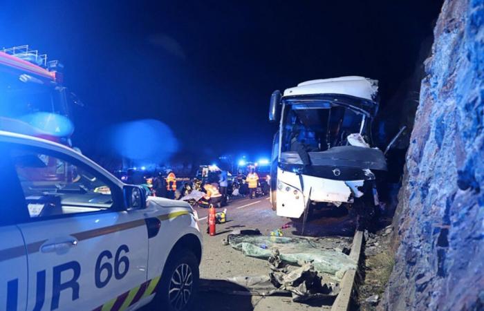 Le immagini agghiaccianti dell'incidente mortale dell'autobus nei Pirenei Orientali